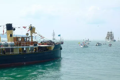 Bateau à vapeur historique
